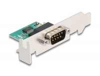 Delock USB to RS-232 Converter FTDI FT231XS USB 2.0 pin header male to D-Sub 9 male with low profile bracket and cable 30 cm