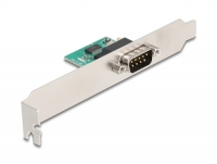 Delock USB to RS-232 Converter FTDI FT231XS USB 2.0 pin header male to D-Sub 9 male with standard bracket and cable 30 cm