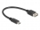 Delock USB 2.0 Cable USB Type-C™ male to EASY USB Type-A female 0.2 m