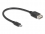 Delock USB 2.0 Kabel EASY USB Typ Micro-B Stecker zu EASY USB Typ-A Buchse 0,2 m