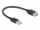 Delock USB 2.0 extension cable EASY USB Type-A male to EASY USB Type-A female 0.2 m