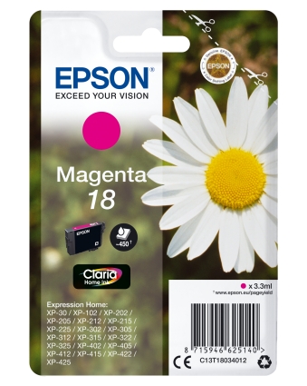 Patrone Epson 18 magenta T1803