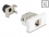 Delock Easy 45 Module RJ45 jack to LSA Cat.6A 180° toolfree