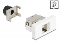 Delock Easy 45 Module RJ45 jack to LSA Cat.6A 180° toolfree