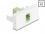 Delock Easy 45 Module SC Simplex female to SC Simplex female limegreen / white