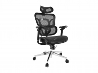 Equip Ergonomischer Bürostuhl mit Kopf und Armstützen sw lite Retail