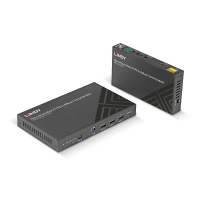 LINDY 70m Cat.6A TypeC & HDMI HDBaseT 3.0 KVM Extender