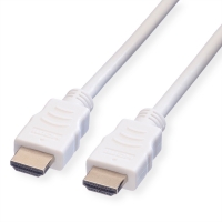 VALUE HDMI High Speed Cable + Ethernet, M/M, white, 15 m