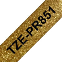 Schriftbandkassette Brother 24mmx8m premium gold/schwarz