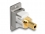 Delock Panel Mount stereo jack female 3.5 mm 3 pin to stereo jack female 3.5 mm 3 pin gold plated silver / white