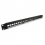 VALUE 19” Blank Patch Panel, Cat.6A (Class EA), 24 ports, unshielded, 1U, 3-piece-type, black