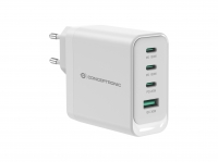 CONCEPTRONIC Ladegerät 4Port 100W,3xUSB-C,1xUSB-A weiß