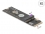 Delock Converter M.2 Key M male to M.2 Key E slot for USB and PCIe modules