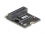 Delock Adapter M.2 Key E male to M.2 Key E slot 90° angled