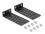 Delock Universal Rack Mounting Set 2 pieces black