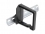 Delock Cable Bracket 70 x 70 mm with mounting plate for DIN rail mounting black