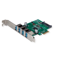VALUE PCI-Express Card, 4x USB 3.2 Gen 1.5 Gbit/s