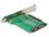 Delock Converter SATA 22 pin IDE 44 pin SSD HDD with slot bracket