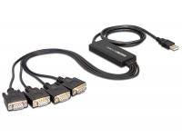 Delock Adapter USB 2.0 4 x Serial