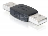 Delock Adapter Gender Changer USB-A male - USB-A male