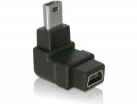 Delock Adapter USB-B mini 5pin malefemale 90angled