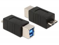 Delock Adapter micro USB 3.0-B male USB 3.0-B female