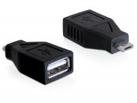 Delock Adapter USB micro-B male USB 2.0 A female