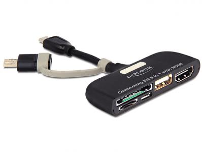 Delock OTG Connection Kit 5 in 1 with HDMI