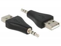 Delock Adapter USB-A male Stereo jack 3.5 mm male 3 pin IPod Shuffle