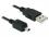 Delock Camera cable USB-B mini 4pin USB-A 1,5m male-male