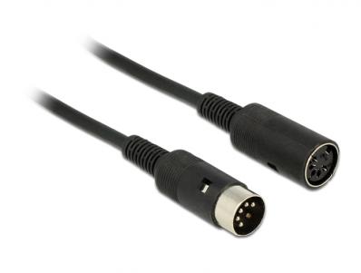 Delock Cable DIN 5 pin male DIN 5 pin female 2.5 m