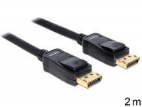 Delock Cable Displayport 1.2 male - male 4K 2 m