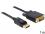 Delock Cable Displayport 1.2 male to DVI 24+1 male 1 m