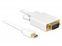 Delock Cable mini Displayport male to VGA 15 pin male 1 m