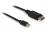 Delock Cable Mini Displayport 1.2 male Displayport male 4K 1.0 m