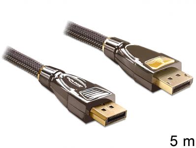 Delock Cable Displayport male - male 5 m PREMIUM