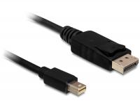 Delock Cable Mini Displayport 1.2 male Displayport male 4K 5.0 m