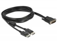 Delock Cable DMS-59 male 2 x DisplayPort male 2 m