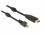 Delock Cable mini Displayport 1.2 male with screw HDMI male 4K Active black 1 m