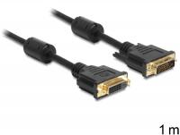 Delock Extension cable DVI 24+1 male female 1 m