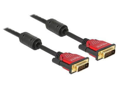 Delock Cable DVI-D 24+1 male DVI-D 24+1 male 2 m