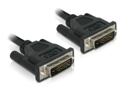 Delock DVI 24+1 Cable 0.5m male male