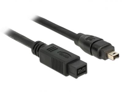 Delock Cable FireWire 9 pin male 4 pin male 1 m