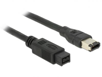 Delock Cable FireWire 9 pin male 6 pin male 1 m