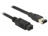 Delock Cable FireWire 9 pin male 6 pin male 2 m