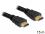 Delock Cable High Speed HDMI with Ethernet â HDMI A male HDMI A male 15 m