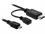 Delock Cable MHL male High Speed HDMI male + USB-micro B female 1.5 m
