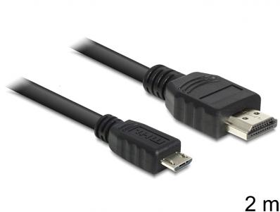 Delock Cable MHL male High Speed HDMI male 2 m