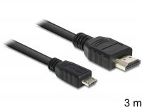 Delock Cable MHL male High Speed HDMI male 3 m