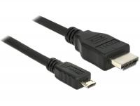 Delock Cable MHL 3.0 male High Speed HDMI-A male 4K 1 m